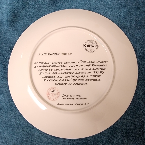 Norman Rockwell plates - Picture 3 of 6